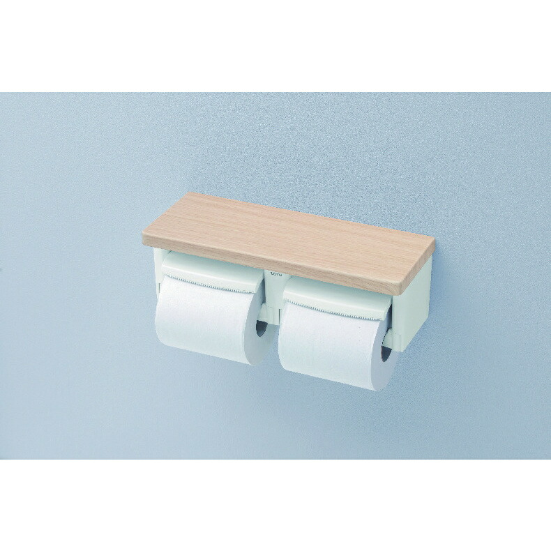 TOTO 棚付ニ連紙巻器 YH600FMR#MW