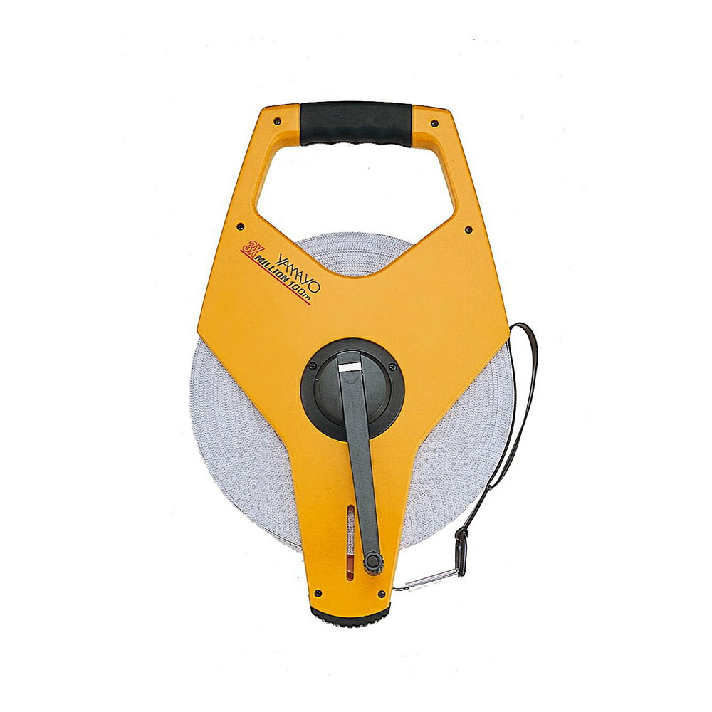 ヤマヨ測定機 サンエックスミリオン 硝子衣料繊維製巻きじゃく 100m OTR100X