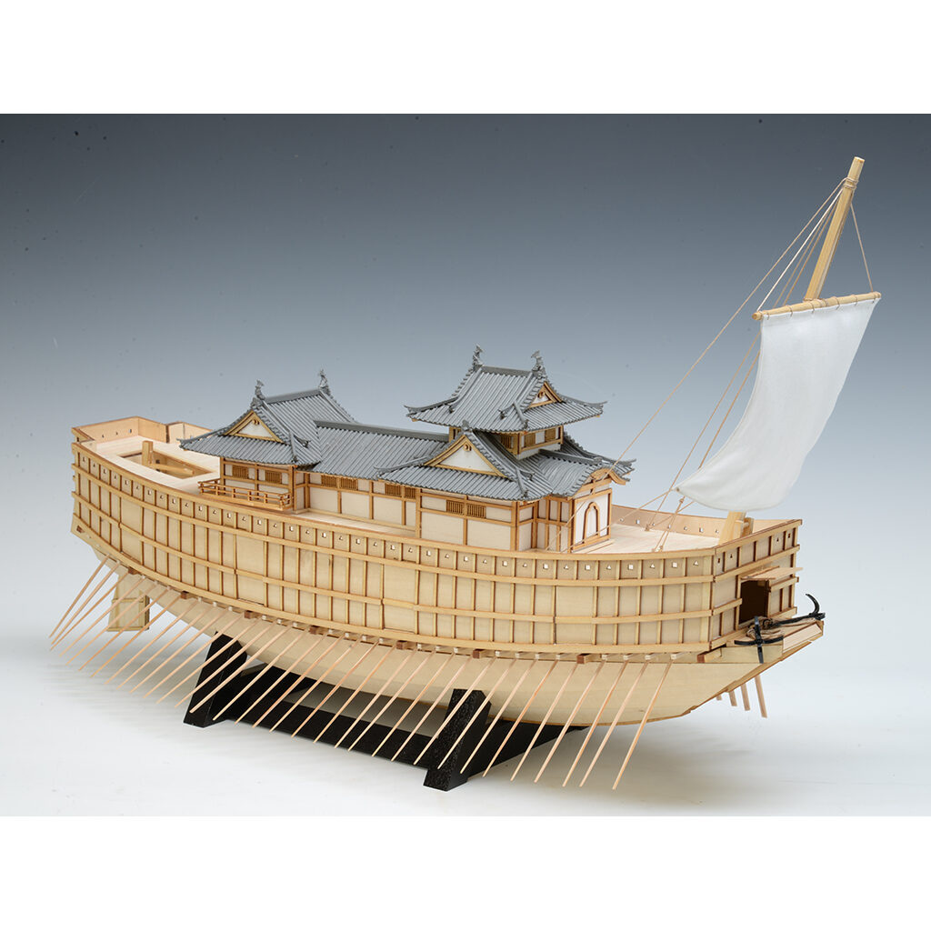 ウッディジョー 1/72 菱垣廻船 ひがきかいせん 木製帆船模型 組立キット 楽天市場】【日本製】木製1/72 菱垣廻船（ひがきかいせん