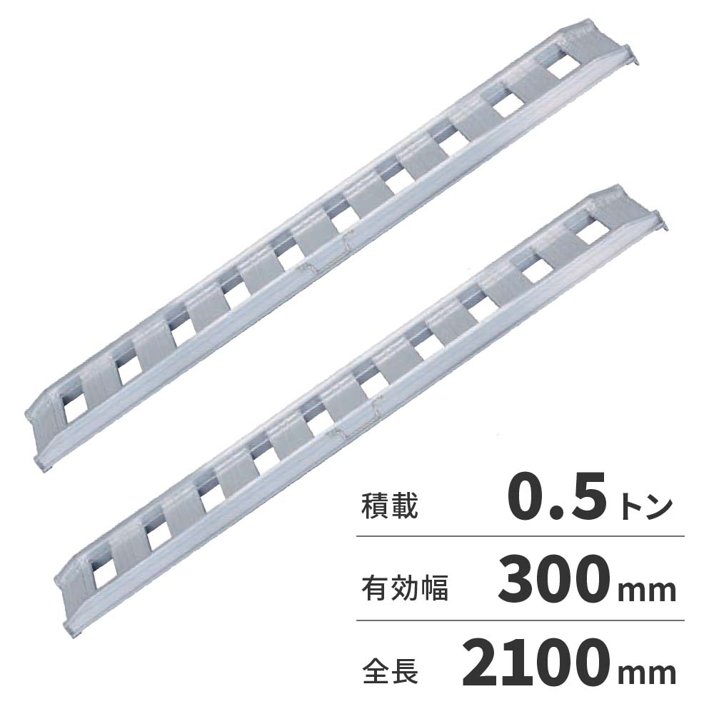 【法人限定】日軽金アクト アルミブリッジ 2本1セット（標準型）アングルフックタイプ 05-C7-30 【メーカー直送・代引不可・置配不可・配送地域限定】