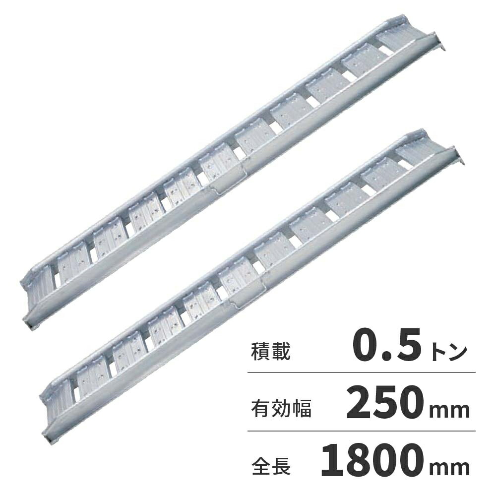 【法人限定】日軽金アクト アルミブリッジ 2本1セット(歩行型)アングルフックタイプ 05-CA6-25 【メーカー直送・代引不可・置配不可・配送地域限定】|Arclands Online 支店
