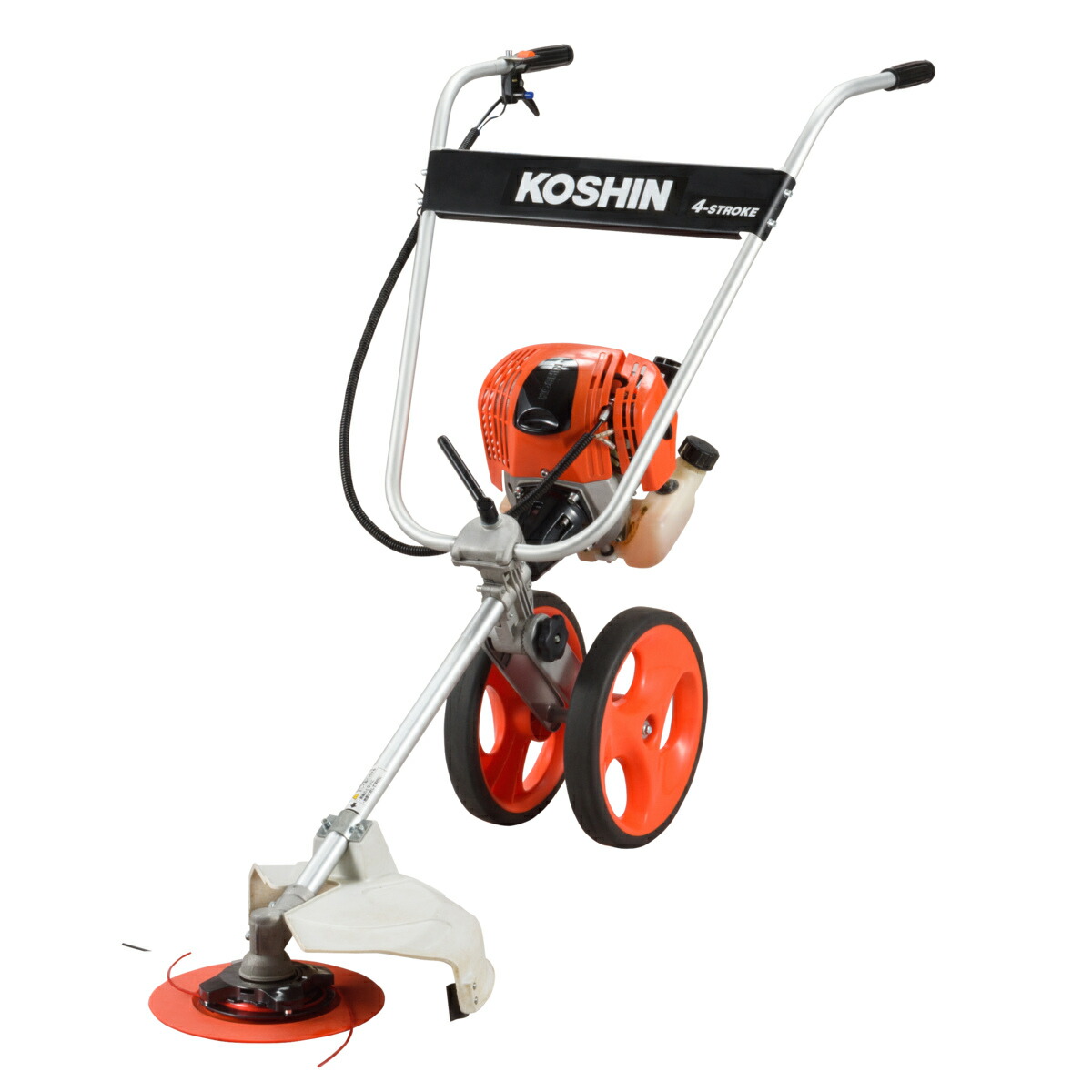 【新品未使用】【山梨発】【引取限定】KOSHIN 工進　手押し式　エンジン草刈機 手押し式エンジン草刈機 工進 2サイクルタイプ 【通販モノタロウ】