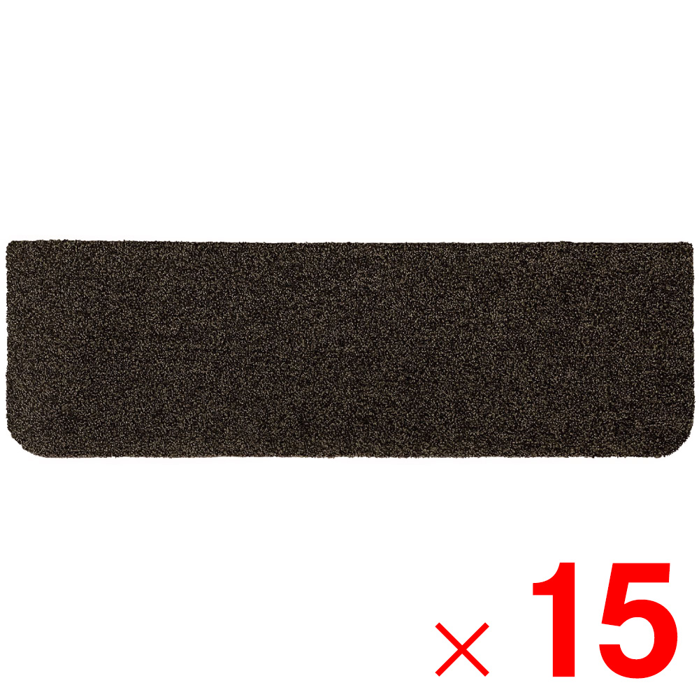 ラグタス 階段マット ワイド 22×70cm ダークブラウン DBR ×15枚 ケース販売|Arclands Online 支店