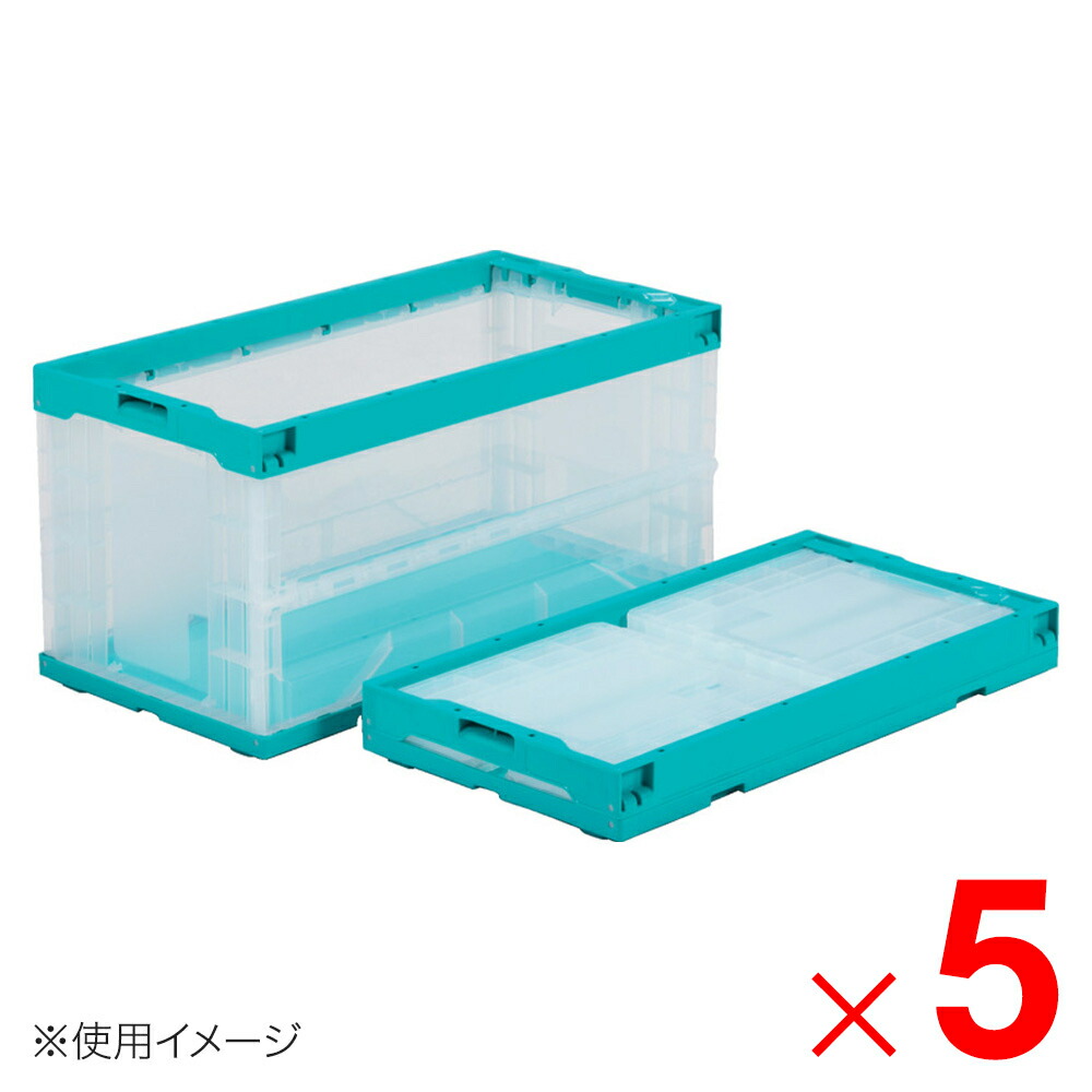 【法人限定】サンコー オリコン P56B 透明/グリーン 555970-00 ×5個 セット販売 【メーカー直送・代引不可・置配不可】