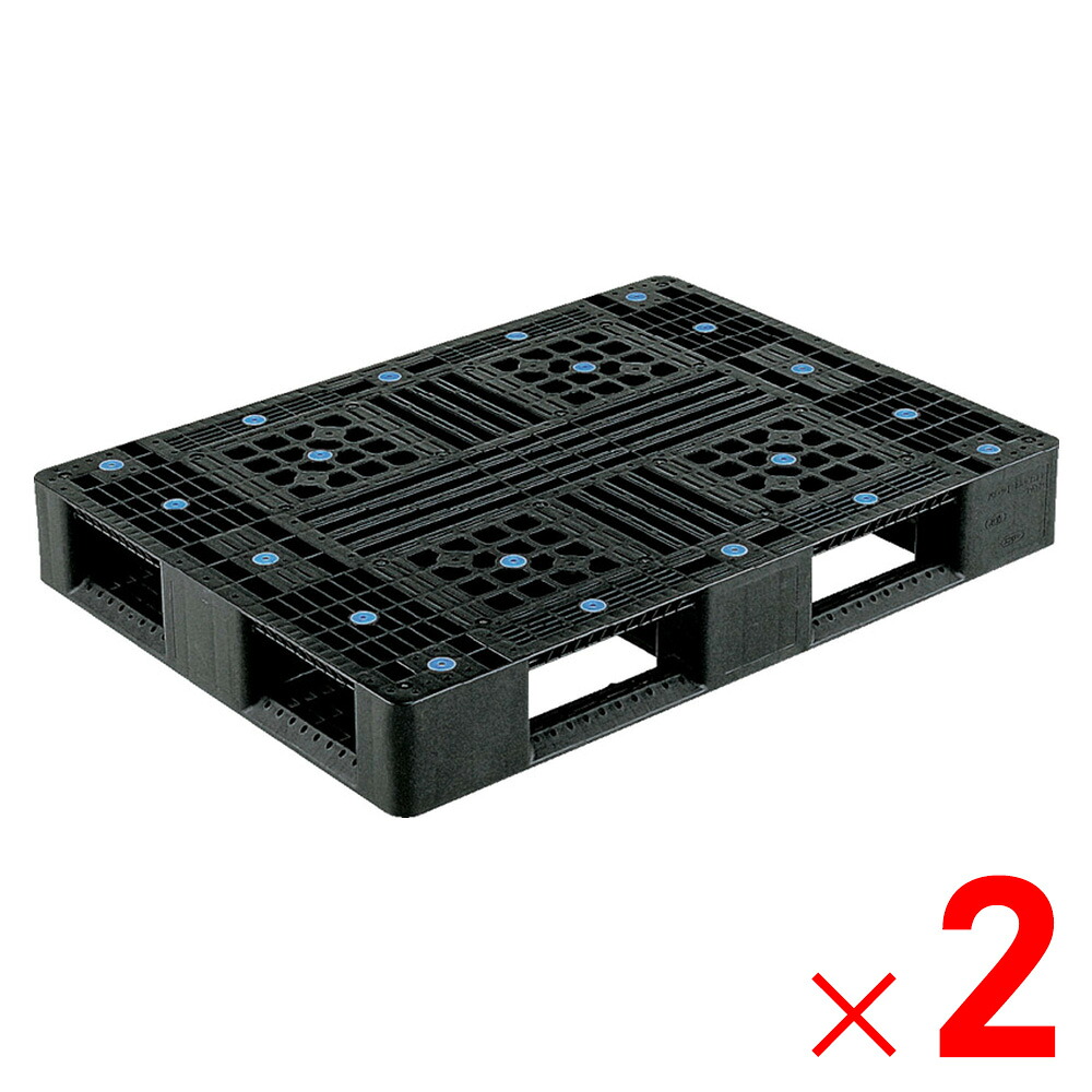 【7月20日限定!最大100%ポイントバック】【法人限定】サンコー パレット D4-811 再生ブラック 808801-00 ×2個 セット販売 【メーカー直送・代引不可・置配不可】|Arclands Online 支店