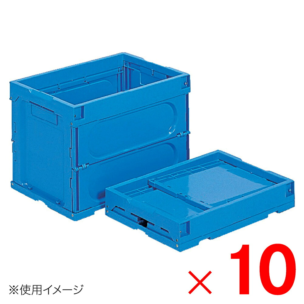 【法人制限事項】サンコー オリコン 38B 持手孔無 青色 552210-00 ×10個 仕掛ける売りわたす 【製造業者直送・代引不可・置配不可】