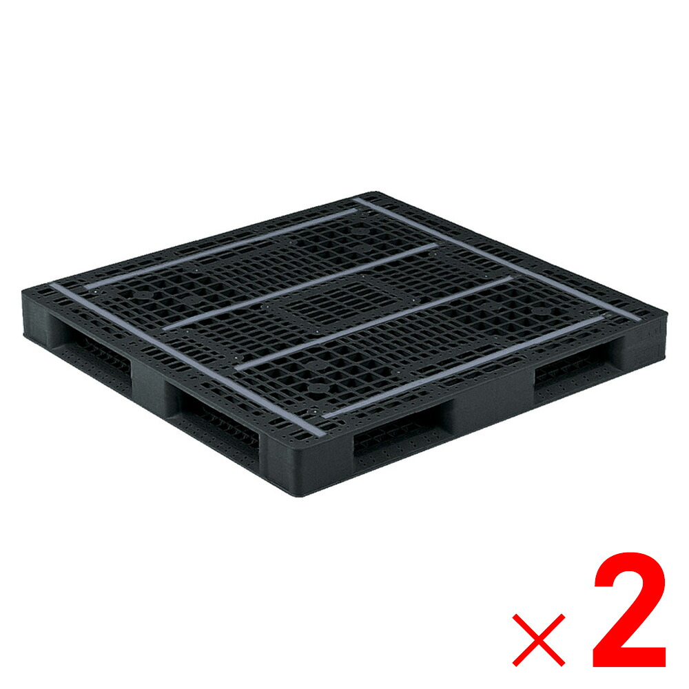 【法人限定】サンコー パレット D4-112116 再生ブラック 813055-01 ×2個 セット販売 【メーカー直送・代引不可・置配不可】 27,274円