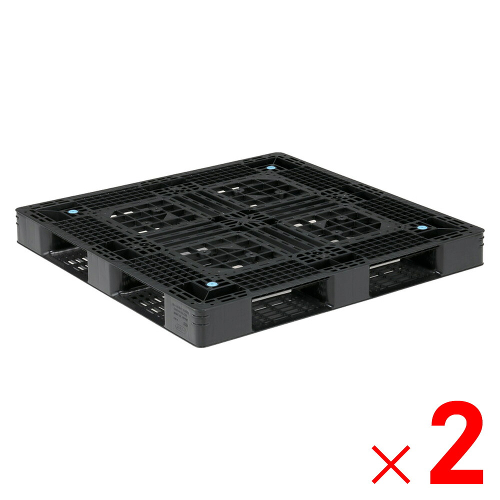 【法人限定】サンコー パレット D4-114114 再生ブラック 812902-00 &times;2個 セット販売 【メーカー直送・代引不可・置配不可】｜Arclands Online 支店 31,725円