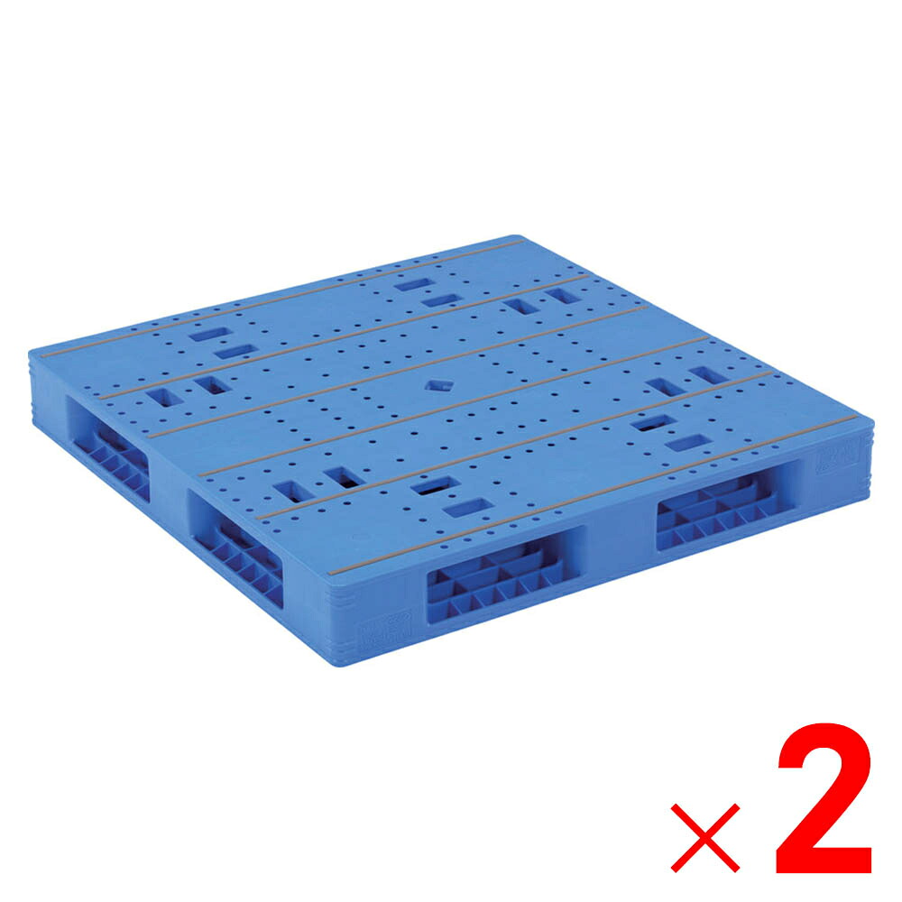 【法人限定】サンコー パレット LX-1111R4 ブルー 840014-01 ×2個 セット販売 【メーカー直送・代引不可・置配不可】