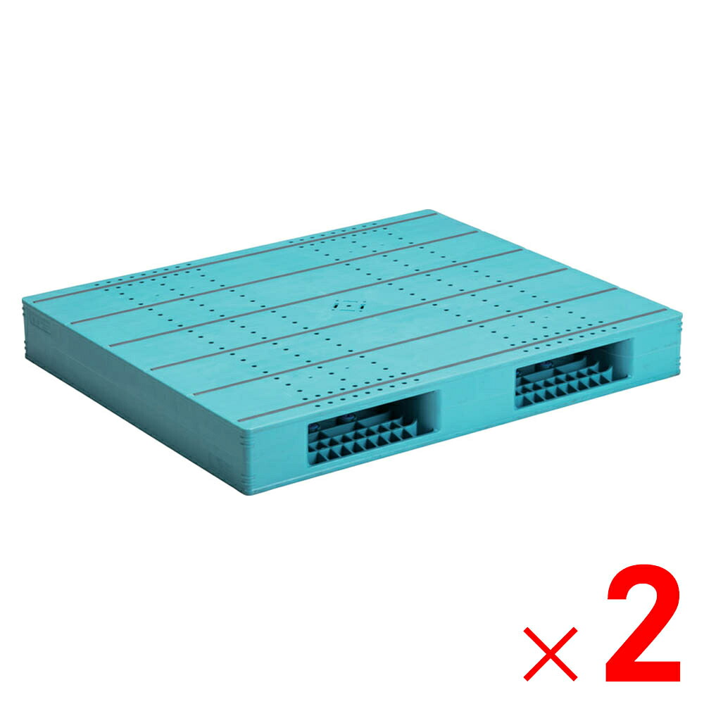 【法人限定】サンコー パレット LX-1012R2 ライトブルー 840127-01 ×2個 セット販売 【メーカー直送・代引不可・置配不可】