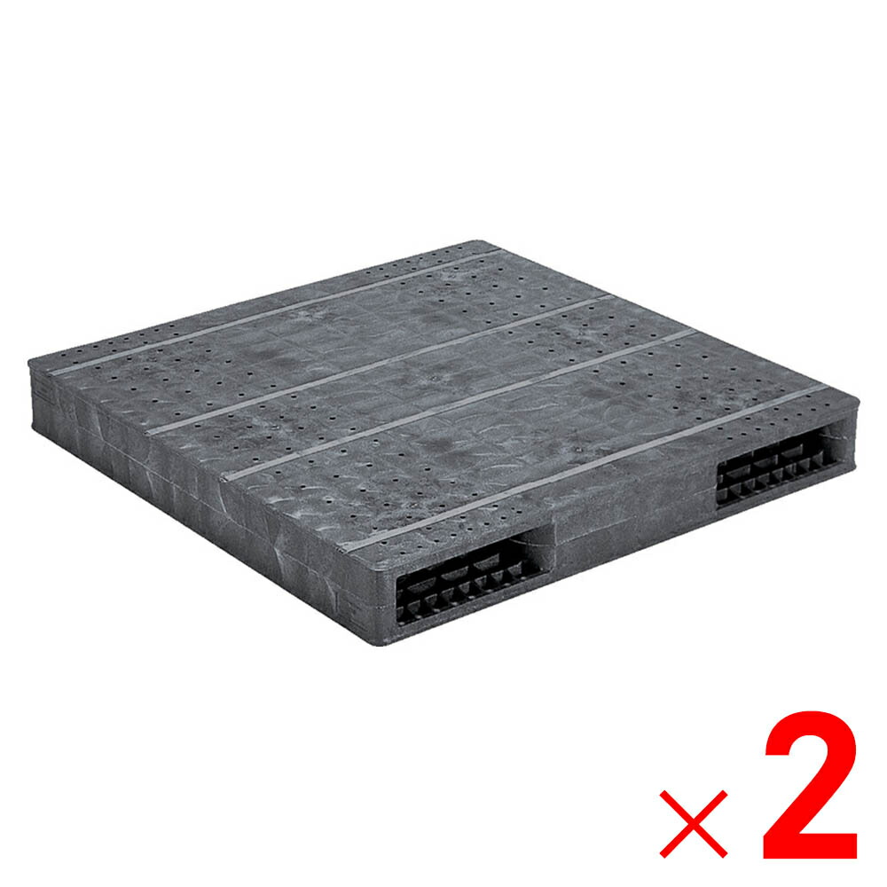 【5月10日限定！最大100％ポイントバック】<br>【法人限定】サンコー パレット R2-1212F グレー 814428-01 ×2個 セット販売 【メーカー直送・代引不可・置配不可】