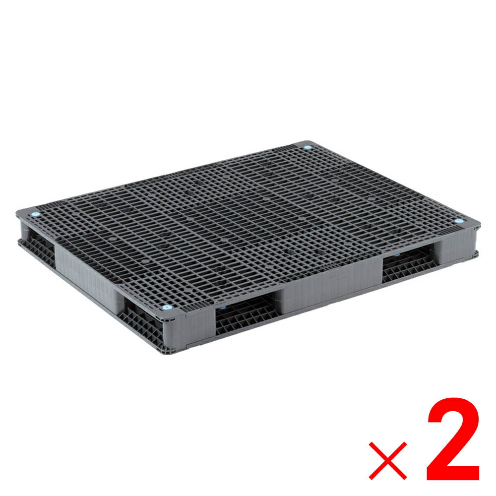 【5月10日限定！最大100％ポイントバック】<br>【法人限定】サンコー パレット R4-1114-5 グレー 816351-01 ×2個 セット販売 【メーカー直送・代引不可・置配不可】