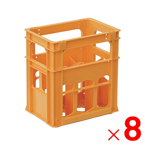【法人限定】サンコー 酒コン 6P SK-1 窓付 オレンジ 203706-00 ×8個 セット販売 【メーカー直送・代引不可・置配不可】 27,837円
