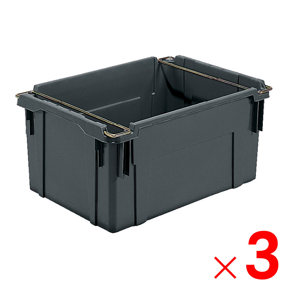 【法人限定】サンコー サンバケット #110N ハンドル付 孔有 グレー 211002-01&times;3個 セット販売 【メーカー直送・代引不可・置配不可】｜Arclands Online 支店