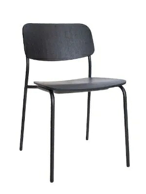 ▼▼▼COLLECTION LIVING（コレクションリビング）Cerantola【チェラントラ社】COLOS【コロス】スタッキングチェア DAILY1 CHAIR　デイリー1チェア　色：ブラック【完成品】Made in Italy｜La mia Vita
