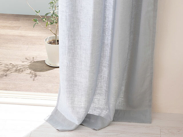 ◆只今!ポイント10倍!◆DDintex(ディーディーインテックス)Curtain【カーテン】Natura(ナトゥーラ) 色:BGY(ブルーグレー) 100×178 【interiorカーテン】|La mia Vita