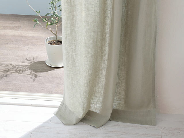 ◆只今!ポイント10倍!◆DDintex(ディーディーインテックス)Curtain【カーテン】Natura(ナトゥーラ) 色:CE(セラドン) 100×178 【interiorカーテン】|La mia Vita