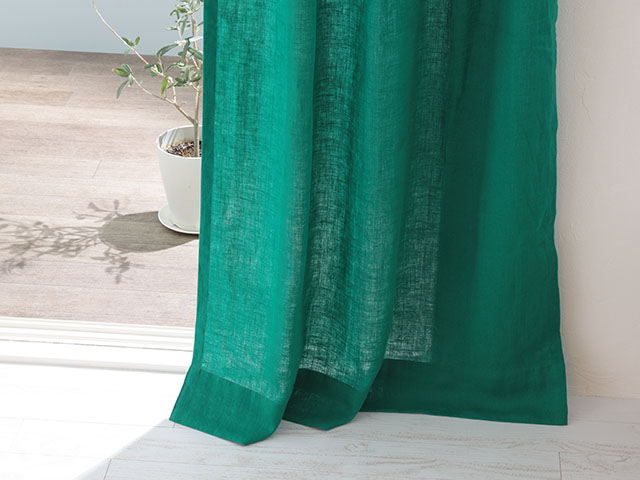 ◆只今!ポイント10倍!◆DDintex(ディーディーインテックス)Curtain【カーテン】Natura(ナトゥーラ) 色:TG(トロピカルグリーン) 100×178 【interiorカーテン】|La mia Vita