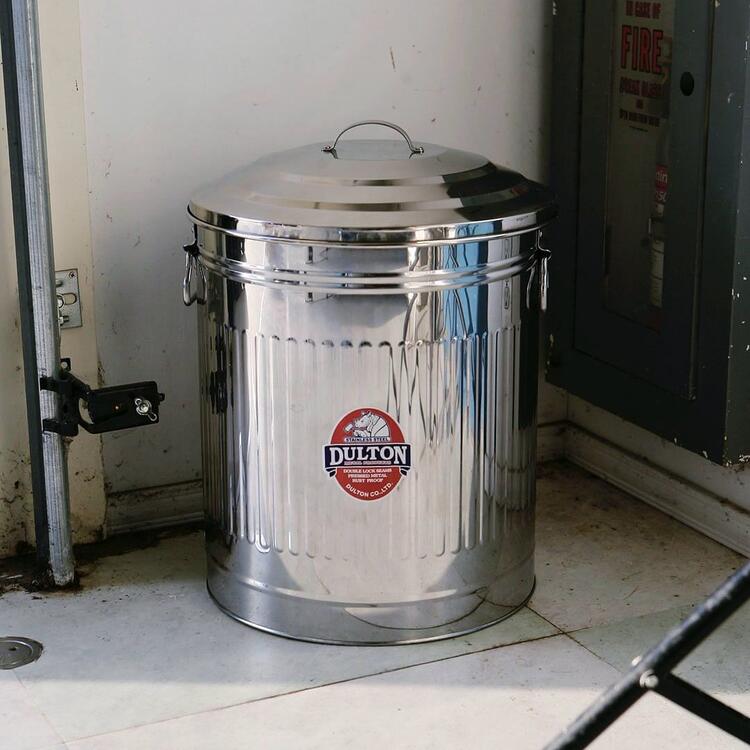 ☆☆☆☆☆DULTON(ダルトン)今めかしいなガーベージカンGarbage can  色：ステンレス鋼大きさ：L