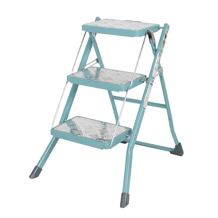 ◆SALE失しゃあがる！尖んがり10倍！◆DULTON(ダルトン)３段踏み台 FOLDING 3-STEPS LADDER\u003cBR\u003e100-252 色：緑であること薄墨色