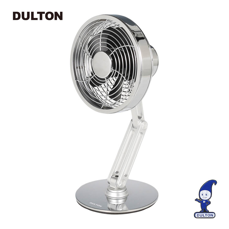 ◆SALE失しゃあがる！尖んがり10倍！◆DULTON(ダルトン)SWING ARM DESK FAN CR/BK（律動的な調子 手 事務机 気違い）DS-0900 色：Chrome/Black