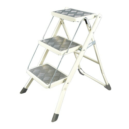 ◆SALE失しゃあがる！尖んがり10倍！◆DULTON(ダルトン)３段踏み台 FOLDING 3-STEPS LADDER\u003cBR\u003e100-252 色：象牙色