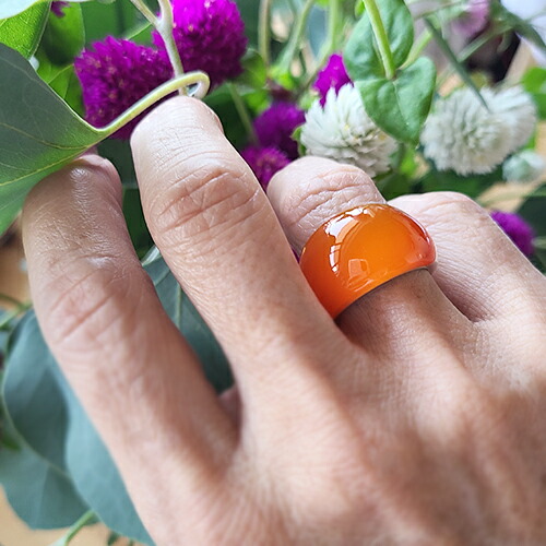 楽天市場】【送料無料】ヴァーミリオンオブシディアン リング