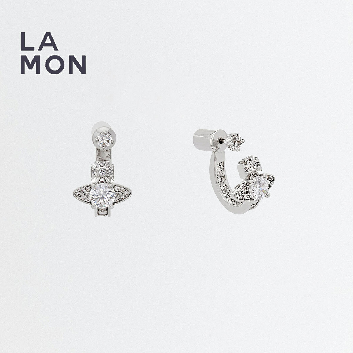 ヴィヴィアン ウエストウッド ピアス Vivienne Westwood MAITENA EARRINGS メタル ピアス SILVER シルバー系