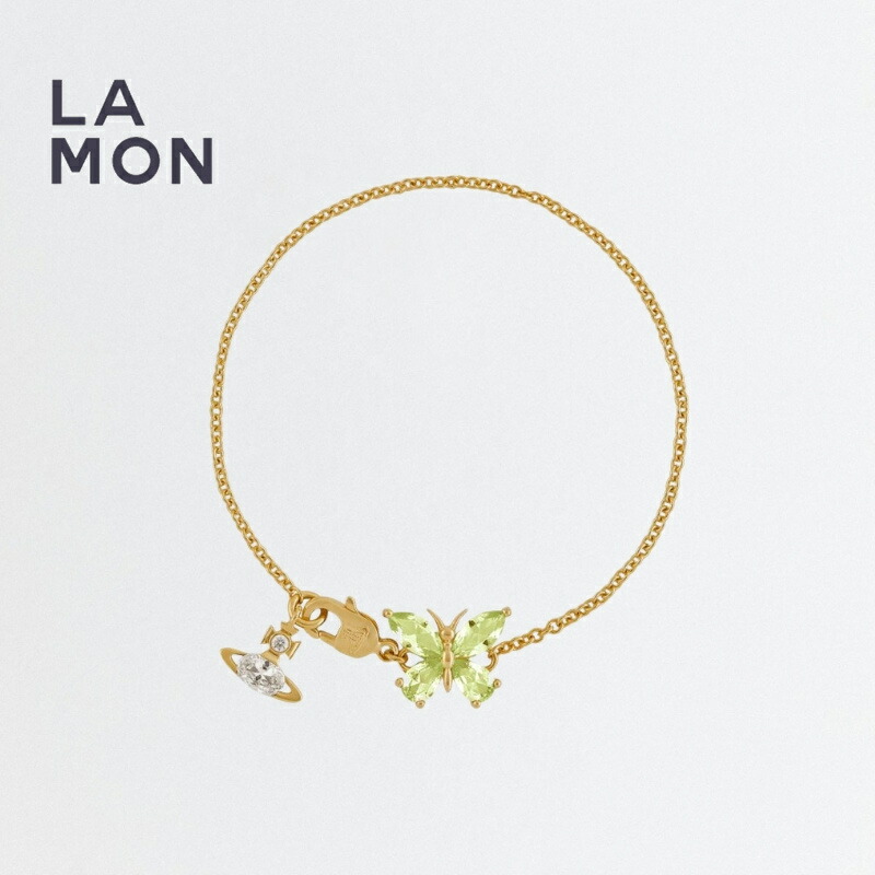 ヴィヴィアン ウエストウッド ブレスレット Vivienne Westwood Elianne Bracelet メタル ブレスレット GOLD ゴールド系｜LAMONBOUTIQUE店