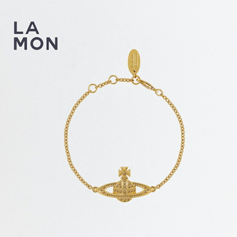 ヴィヴィアン ウエストウッド ブレスレット Vivienne Westwood Mini Bas Relief Chain Bracelet メタル ブレスレット GOLD ゴールド系