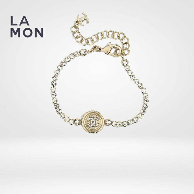 【新品】シャネル ブレスレット CHANEL BRACELET AB6236 ココマーク メタル ストラス ブレスレット GOLD ゴールド系