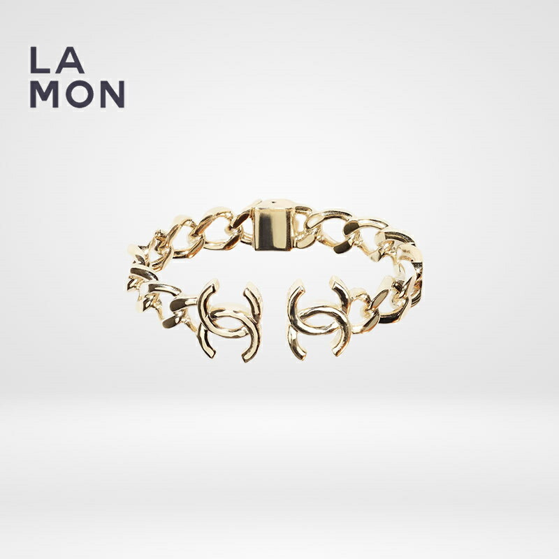 楽天市場】【美品】 シャネル バングル ココマーク ロゴ マトラッセ