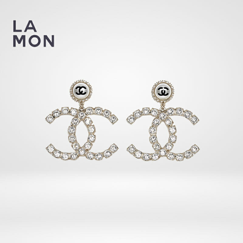 【新品】シャネル ピアス CHANEL EARRINGS AB3548 ココマーク メタル ストラス コスチューム パール ピアス GOLD ゴールド系
