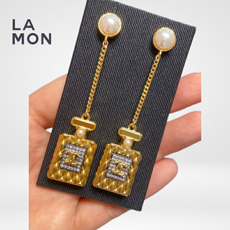 楽天市場】【新品】シャネル ピアス CHANEL EARRINGS ABC657 ココ