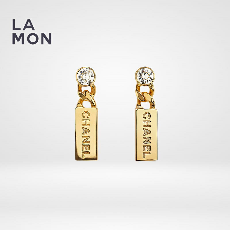 【新品】シャネル ピアス CHANEL EARRINGS AB5715 ココマーク メタル ストラス ピアス GOLD ゴールド系