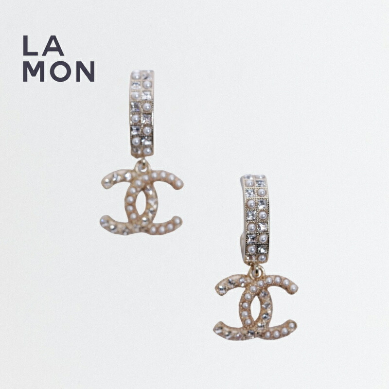 楽天市場】【新品】シャネル ピアス CHANEL EARRINGS AB6562 ココ