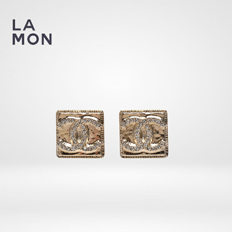 【新品】シャネル ピアス CHANEL EARRINGS AB7223 ココマーク メタル ストラス ピアス GOLD ゴールド系