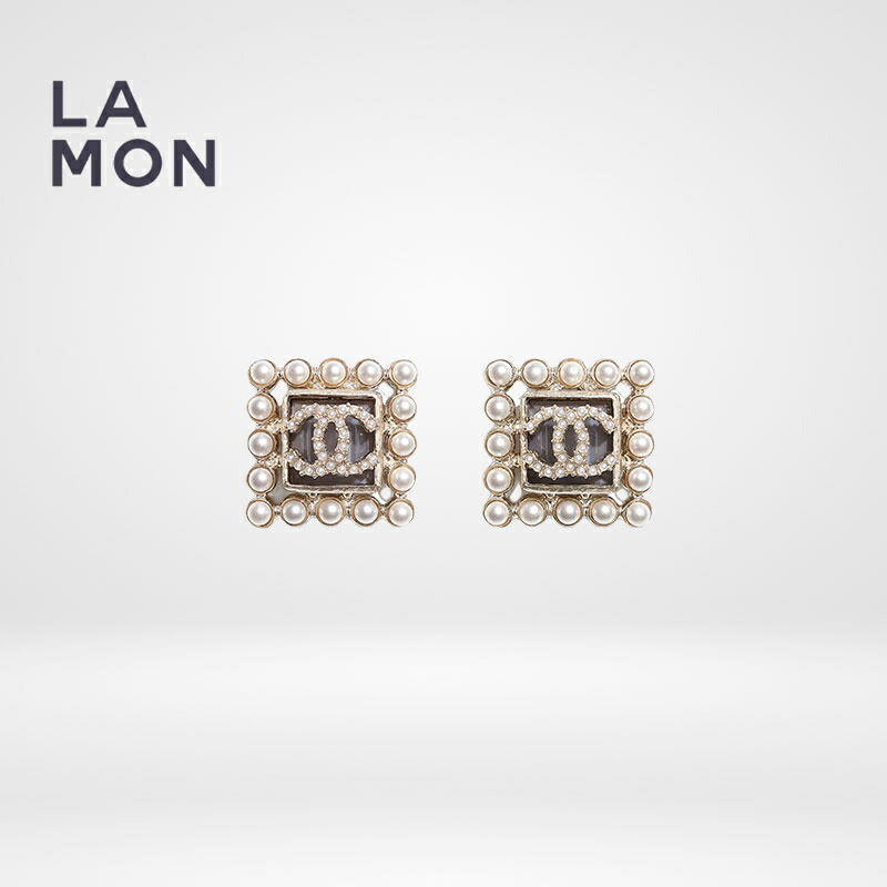 【新品】シャネル ピアス CHANEL EARRINGS AB5536 ココマーク メタル ストラス コスチューム パール ピアス GOLD ゴールド系