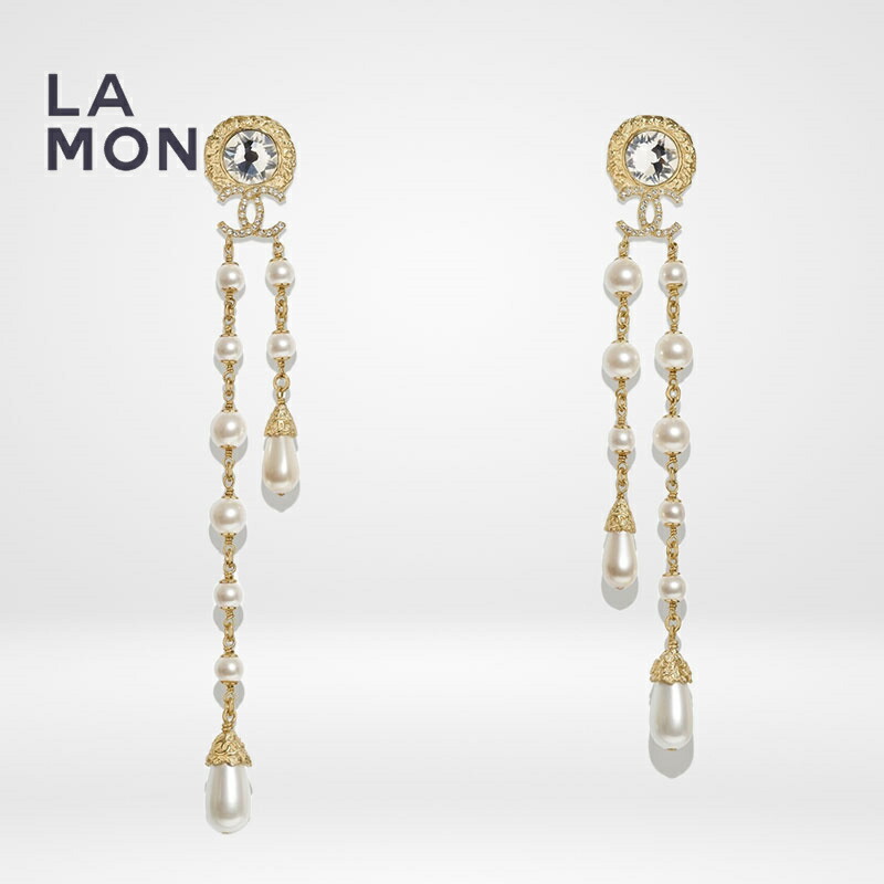 楽天市場】【新品】シャネル ピアス CHANEL EARRINGS AB7768 ココ