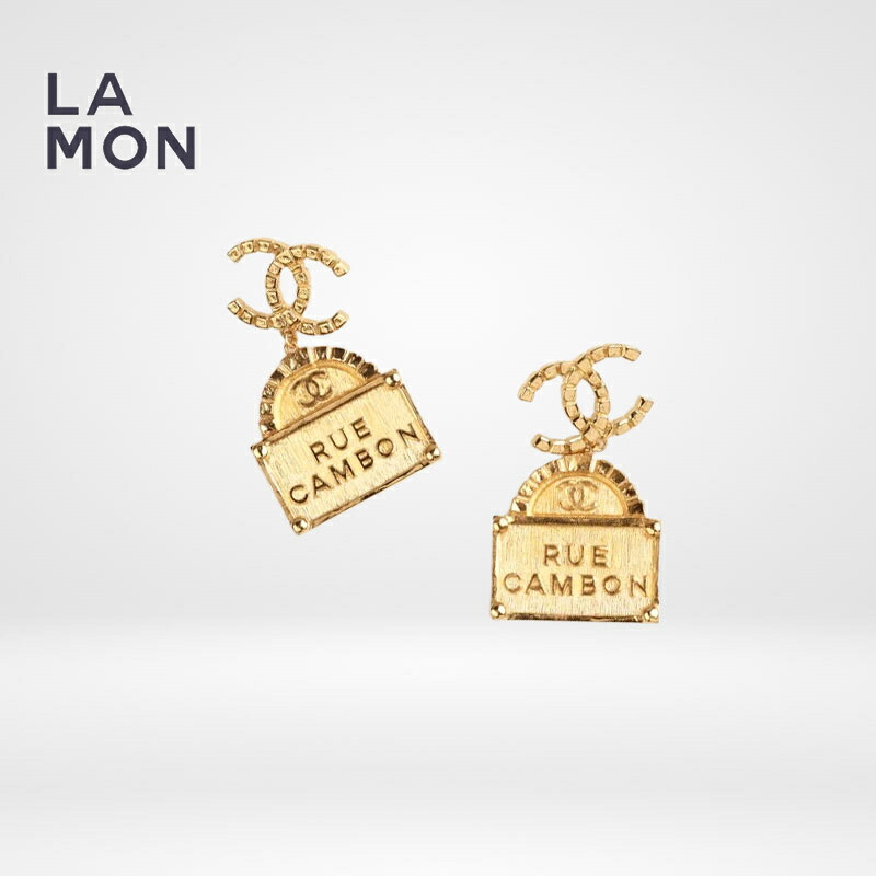 【新品】シャネル ピアス CHANEL EARRINGS AB8650 ココマーク メタル ピアス GOLD ゴールド系