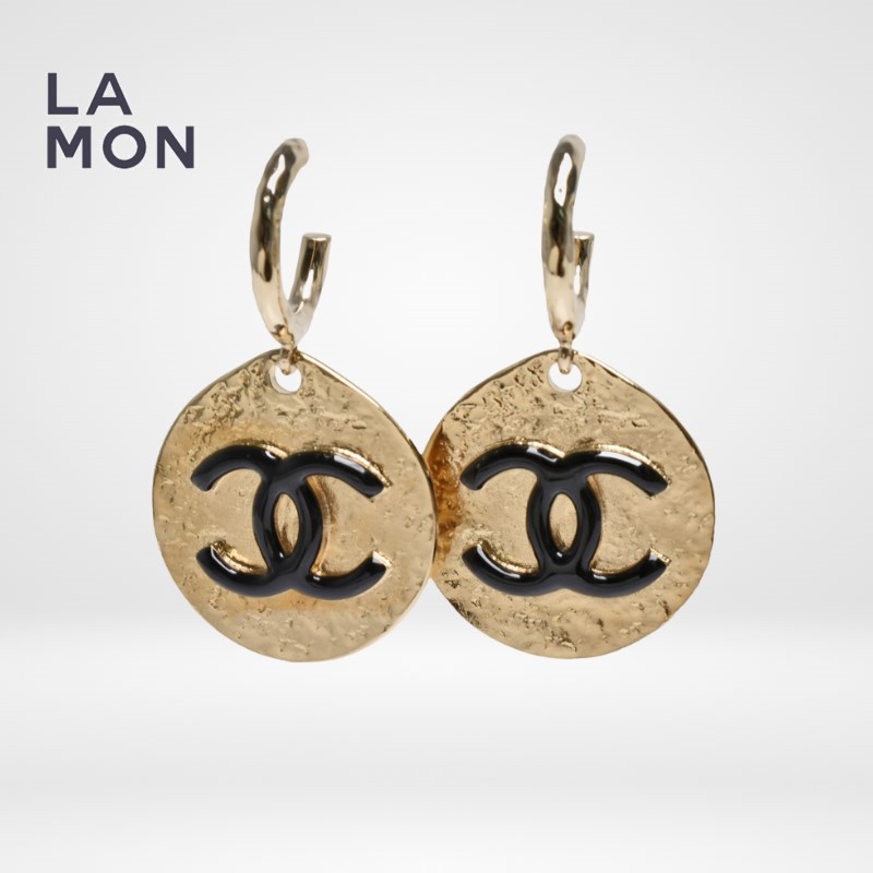 【新品】シャネル ピアス CHANEL EARRINGS AB9058 ココマーク メタル ピアス GOLD ゴールド系|LAMONBOUTIQUE店