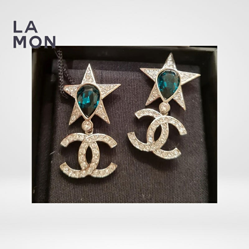 楽天市場】【CHANEL】 シャネル ピアス ココマーク スターモチーフ