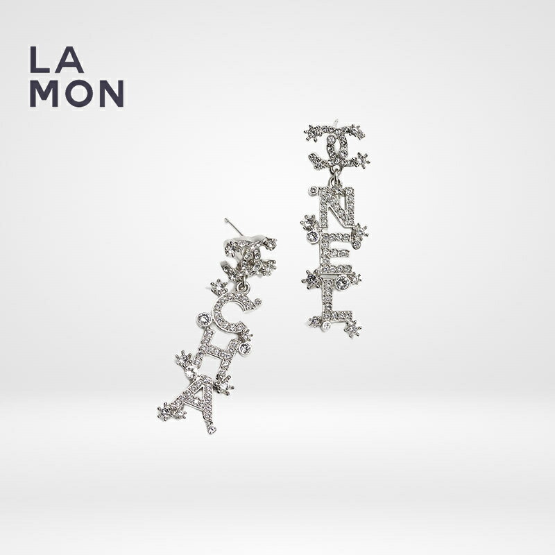 【新品】シャネル ピアス CHANEL EARRINGS ABA428 ココマーク メタル ストラス ピアス SILVER シルバー系