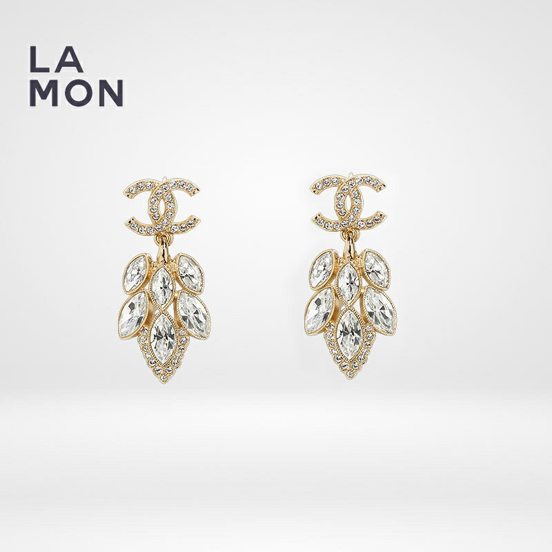 【新品】シャネル ピアス CHANEL EARRINGS ABA548 ココマーク メタル ストラス ピアス GOLD ゴールド系