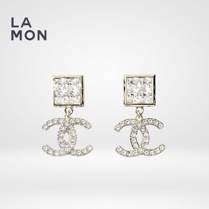 【新品】シャネル ピアス CHANEL EARRINGS ABA354 ココマーク メタル ストラス ピアス GOLD ゴールド系｜LAMONBOUTIQUE店