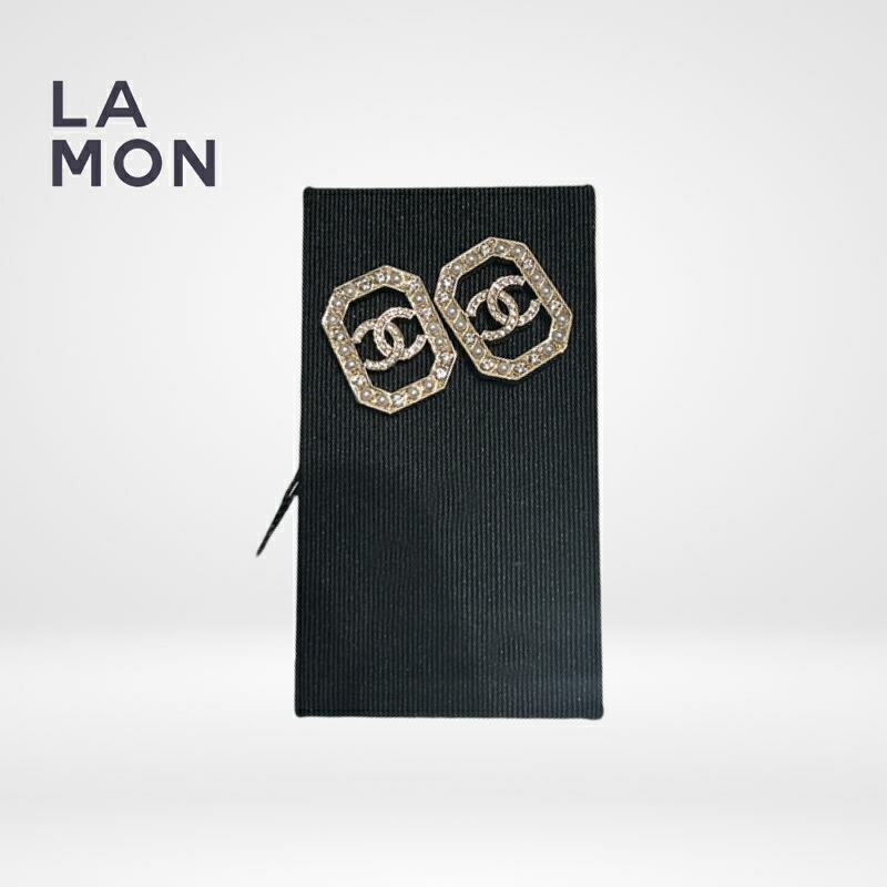 【新品】シャネル ピアス CHANEL EARRINGS ABB769 ココマーク メタル ストラス パール ピアス GOLD ゴールド系