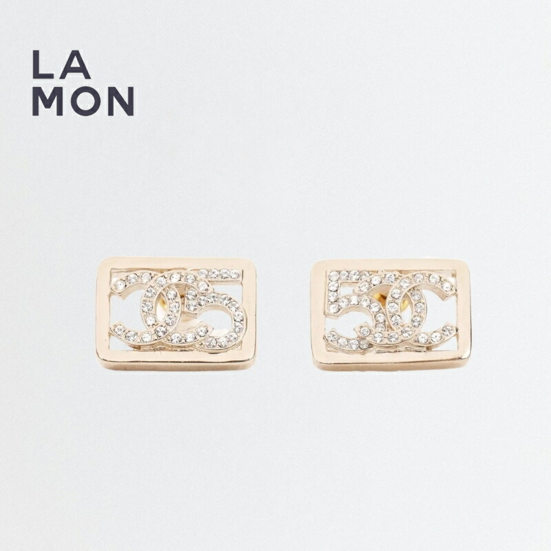 【新品】シャネル ピアス CHANEL EARRINGS ABB535 ココマーク メタル ストラス ピアス GOLD ゴールド系|LAMONBOUTIQUE店