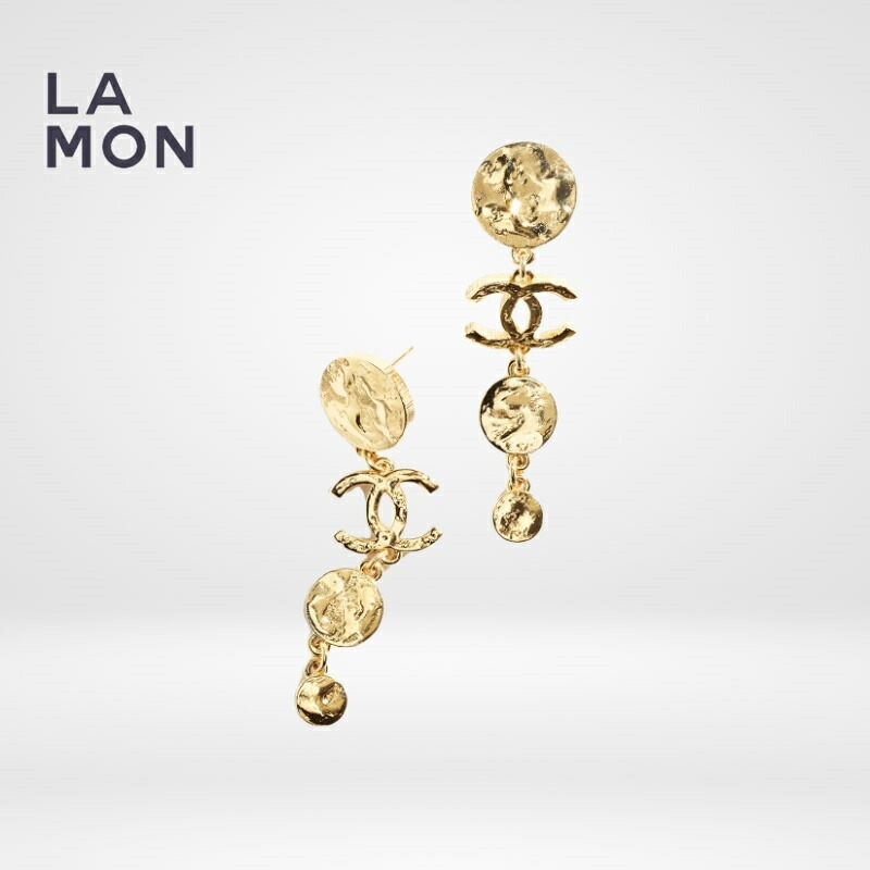 【新品】シャネル ピアス CHANEL EARRINGS ABC493 ココマーク メタル ピアス GOLD ゴールド系