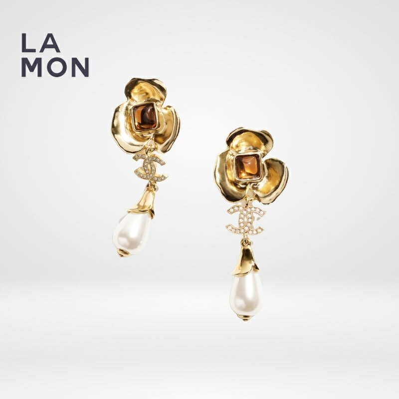 楽天市場】【新品】シャネル ピアス CHANEL EARRINGS ABA574 ココ