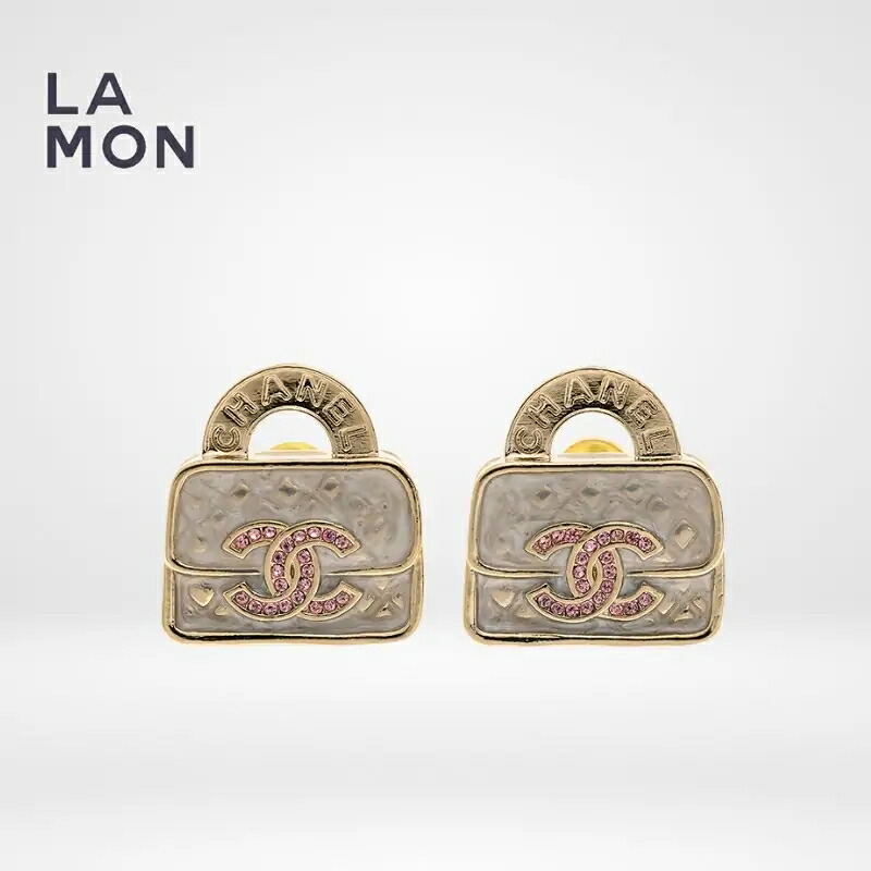 【新品】シャネル ピアス CHANEL EARRINGS ABD344 ココマーク メタル ストラス ピアス GOLD/WHITE ゴールド/ホワイト系｜LAMONBOUTIQUE店